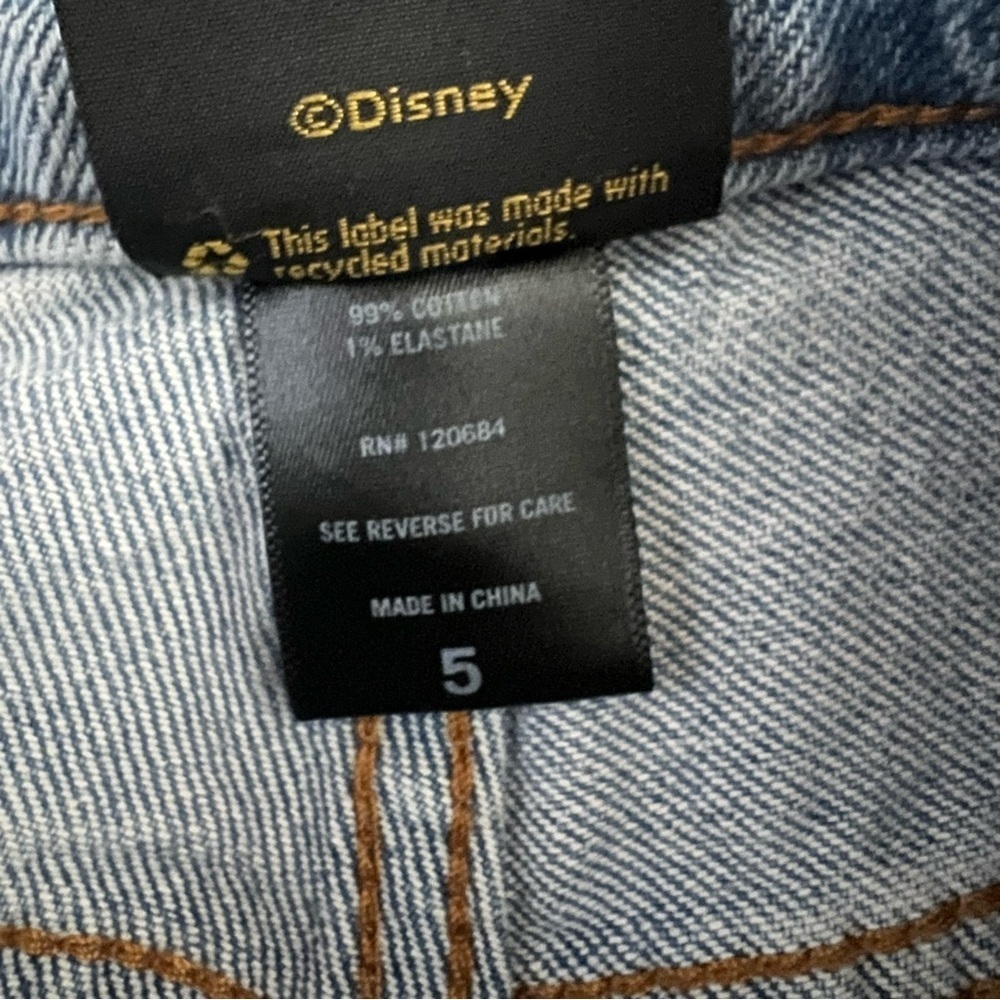 Disney Sleeping Beauty Three Good Fairies Mom Jeans Women’s 5 Disney Princess - Picture 6 of 6